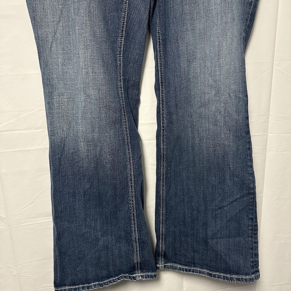 Vigoss Women's Size 20 Boot Cut Denim Jeans Cowgirl Western Flare Thick Stitch - Picture 3 of 11